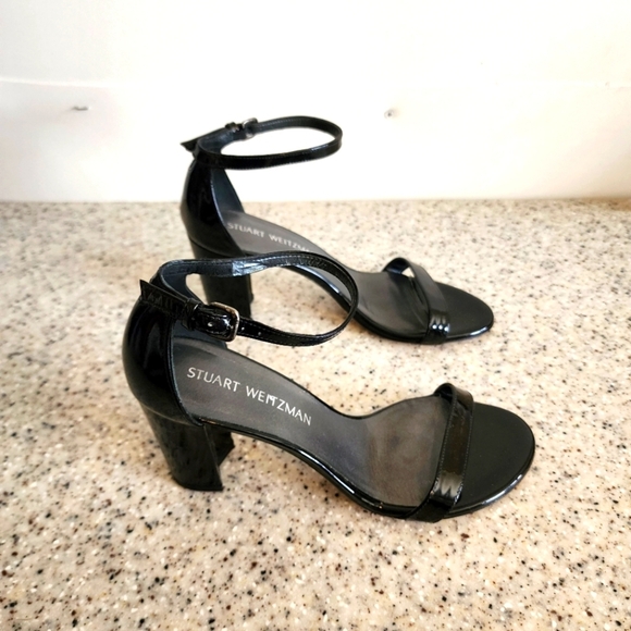 Stuart Weitzman Black Patent Heels - Picture 3 of 5